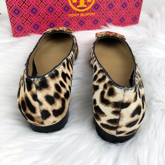 TORY BURCH  GIGI LEOPARD POINTED BALLET FLATS - Picture 16 of 16